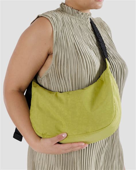 baggu crescent bag dupe|nylon crescent crossbody bag.